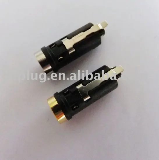 headphone 4 pole plug socket, dc jack socket, dc connector