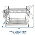 storage rack metal dish drying rack big kitchen drain rack