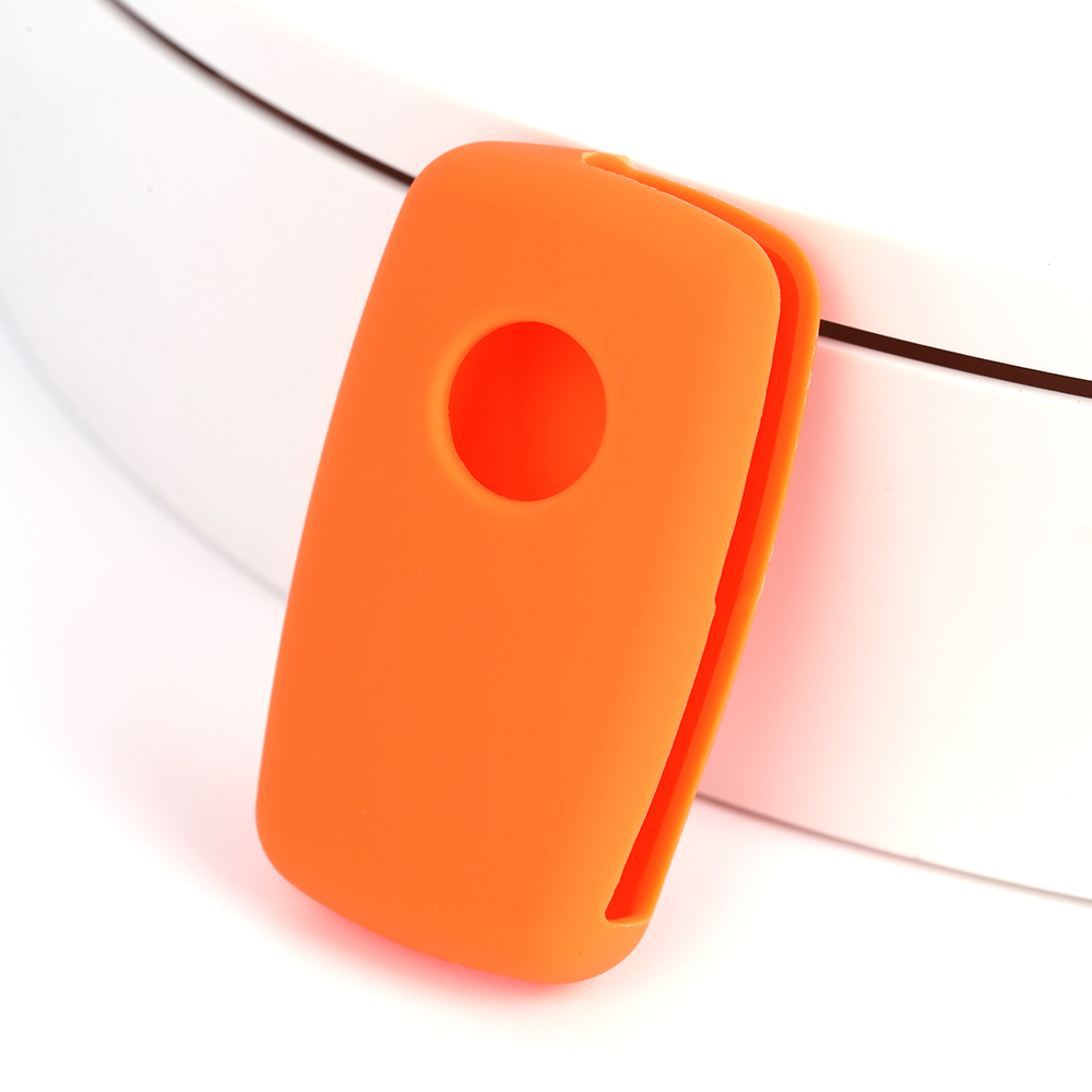 3 Buttons Rubber Car Key Case