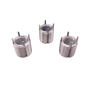 Stainless Steel Bolt Insert 3/8-16 Inner Bushing with 1/2-13 Outer Key Sheath Durable Thread Bushing