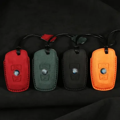 Leather Car Key Case Cover Accessories Key Cover