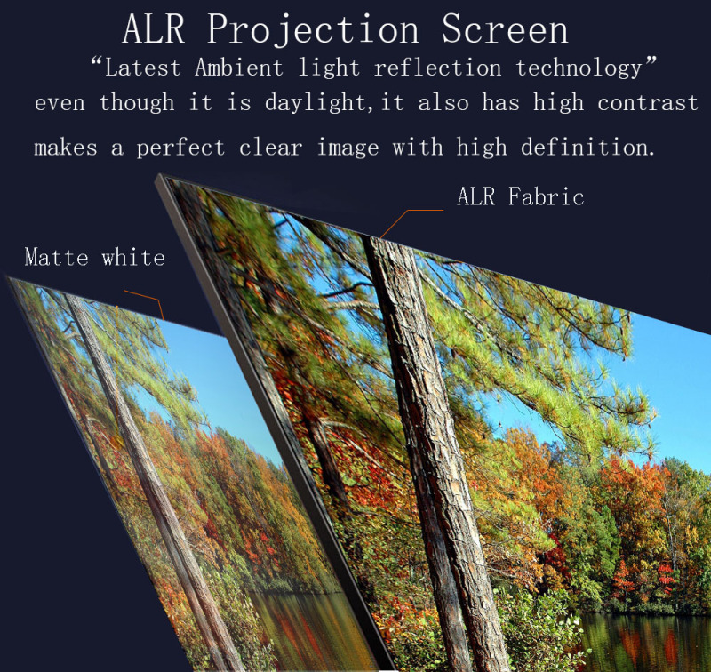 Alr home cinema ultra short throw projector screen