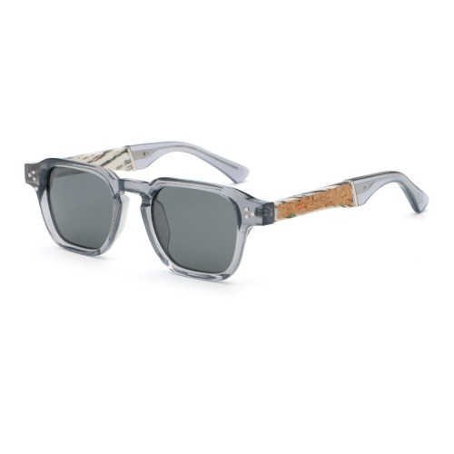 Vintage Geometric Square TAC Polarized Sunglasses Wholesale