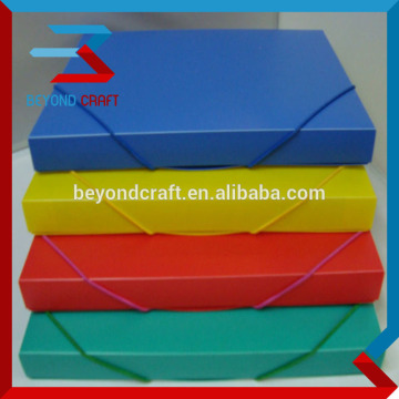 A4 A5 stationery folder file folder with elastic straps folders
