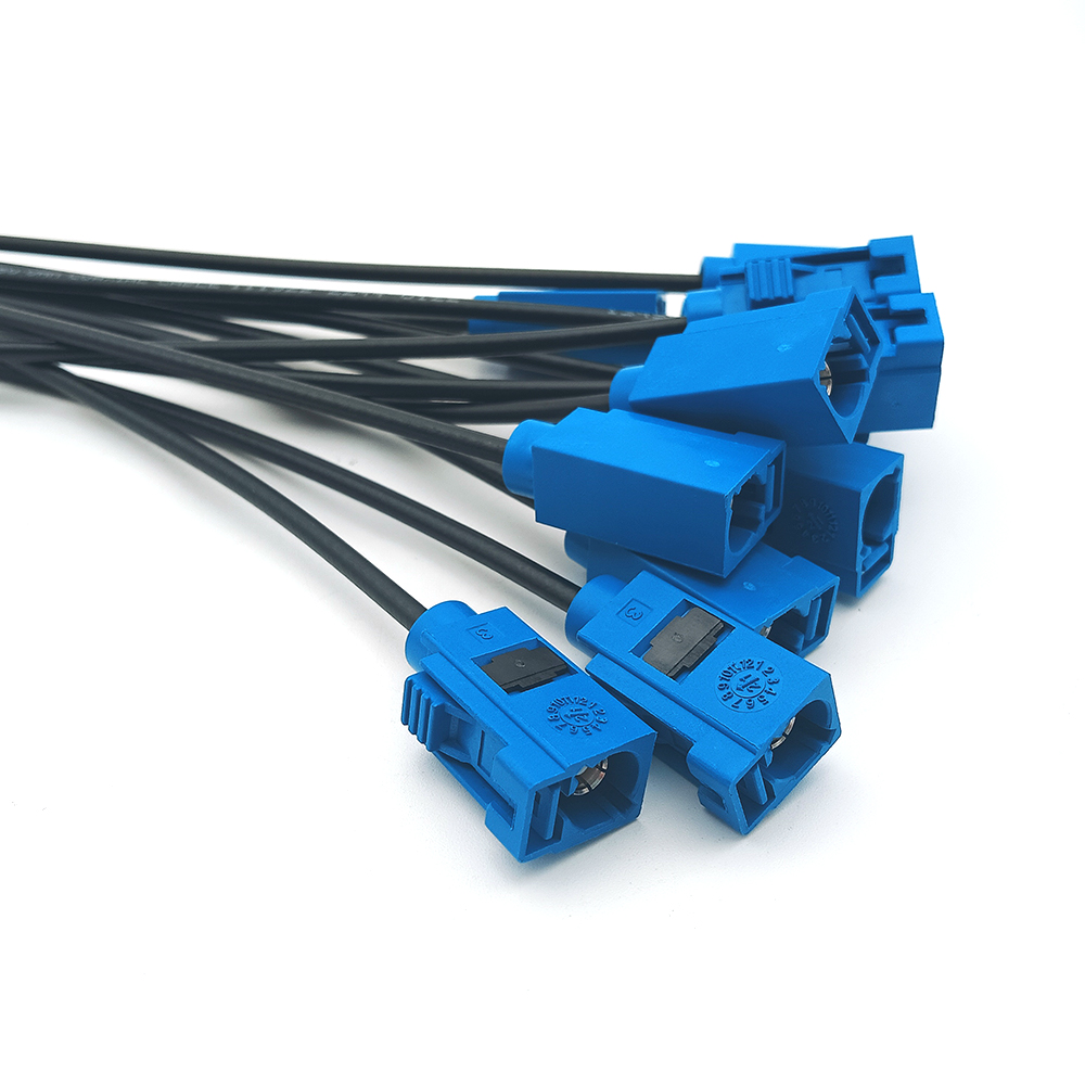 Automotive FAKRA SMB C Code Female Cable Connector