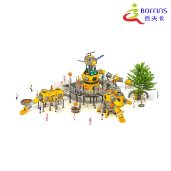 Galactic Sliding Space Playground for Kids