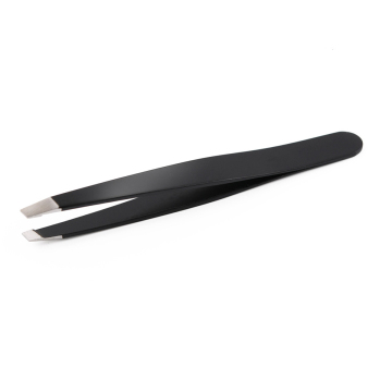 Wholesale Professional Stainless Steel Anti-Static Slanted Eyebrow & Eyelash Tweezers