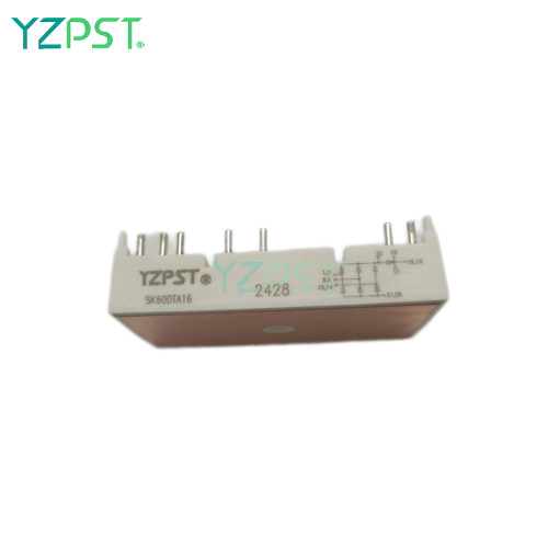 One screw mounting 3 phase bridge rectifier series thyristor