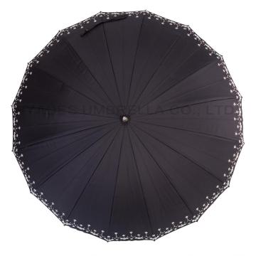 Parapluie UV brodé pour femme