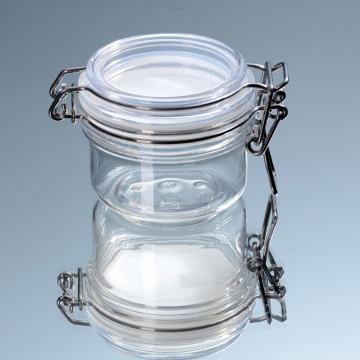Low MOQ 100g 100ml Airtight Plastic Jar Kilner Jar for Cosmetics Packaging