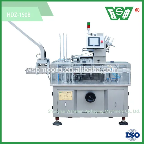 Shanghai Wanshen HDZ 100B Bubble Cap Board Automatic Cartoning Machine