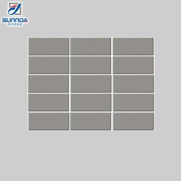 kitchen light grey elegant 75x150mm ceramic glazed wall decorative subway tiles
