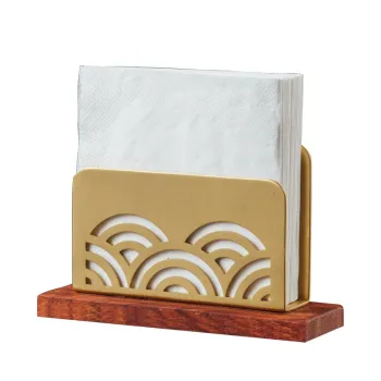 Creative Chinese brass paper towel holder vertical