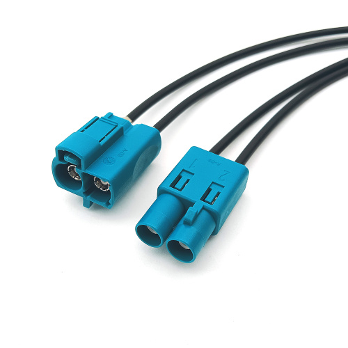 Universal Dual Fakra Male to Female Extension Cable