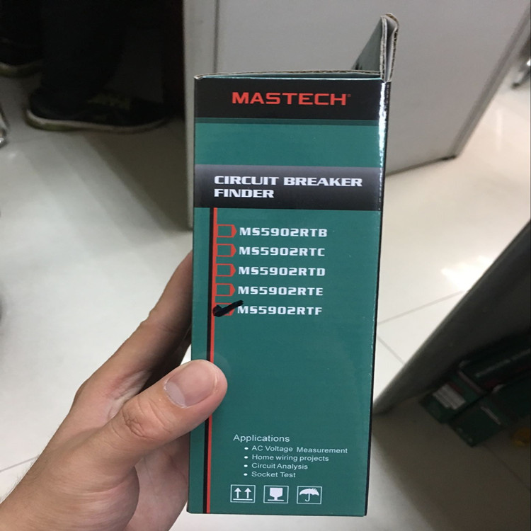 Ms5902 Mastech العلامة التجارية الرخيصة EU Socket Plug Tester