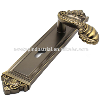 High quality durable cheap heavy door handle of zinc alloy door handle