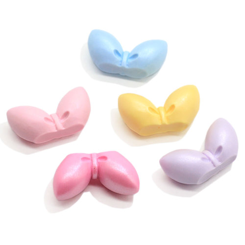 Kawaii Resin Bowknot Beads Cabochon Cute Bow Tie Fai da te Art Decor Gioielli Ornamenti Accessori Negozio