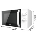 Cocina accesorio blanco 800 W horno eléctrico para el hogar