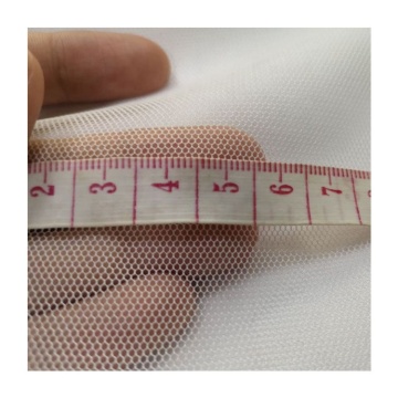 Lässiger 50D Polyester Knit Mesh Net Dress Stoff