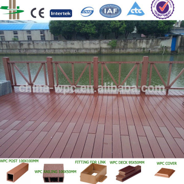 WPC Fence in engineered flooring composite decking