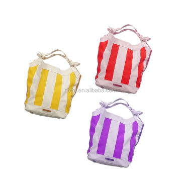 Bolsa de playa de lona de moda de promoción personalizada
