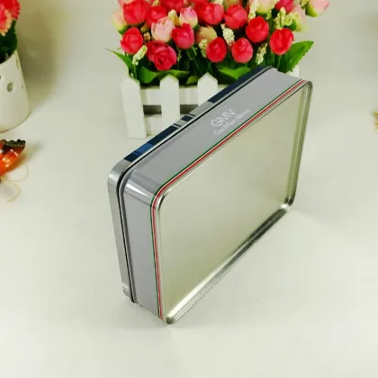 rectangle specialty gift packaging tinplate box