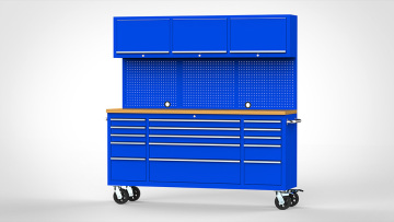 Safewell72inch in polvere blu con rivestimento in polvere con casse superiori