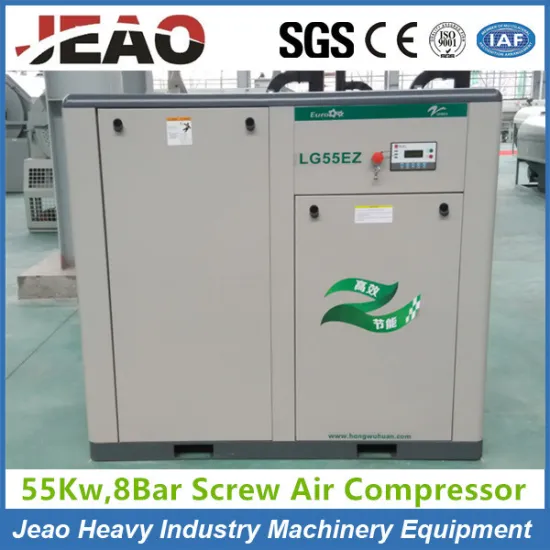 Variable Frequency Oil Injected 55kw Screw Air Compressor Industrial