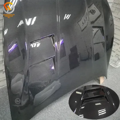 DMC Style Carbon Fiber Engine Hood Cover for Maserati GranTurismo Convertible Coupe 2008-2014