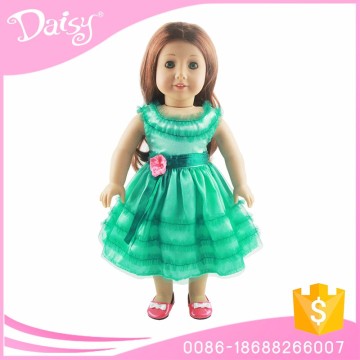 wholesale green party dress 18 inch our generation doll clothes