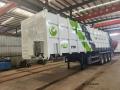 3 Axles Semi Trailer Mobile Garbage Collection Truck