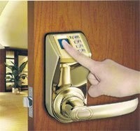 KO-F33 Fingerprint digital door locks for steel doors and interior doors