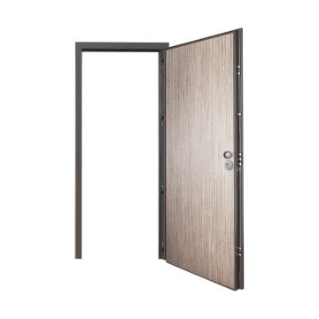 Porta de segurança frontal do apartamento laminado