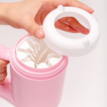 Portable Dog Paw Cleaner with Handle
