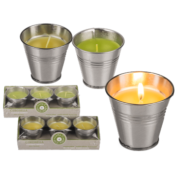 Large Citronella Bucket Candles Bulk