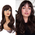 Body Wave Natural Curly Long Synthetic Hair Wig