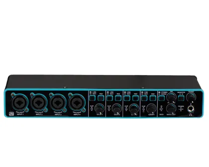GPUB M-4I4 USB Audio Interface - 24-Bit 192 kHz Professional Sound Card for PC Recording