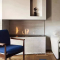 21L Built-In Wall Ethanol Fireplace: Remote Control Decorative Mantel Fireplace