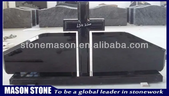 black celtic cross headstones