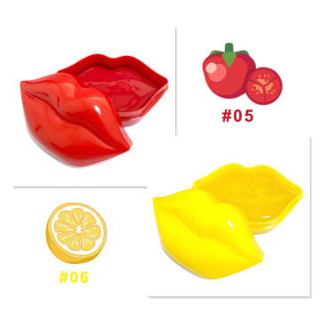 Maschera per labbra idratante logo personalizzata - Maschera a forma di labbro idratante a 6 colori