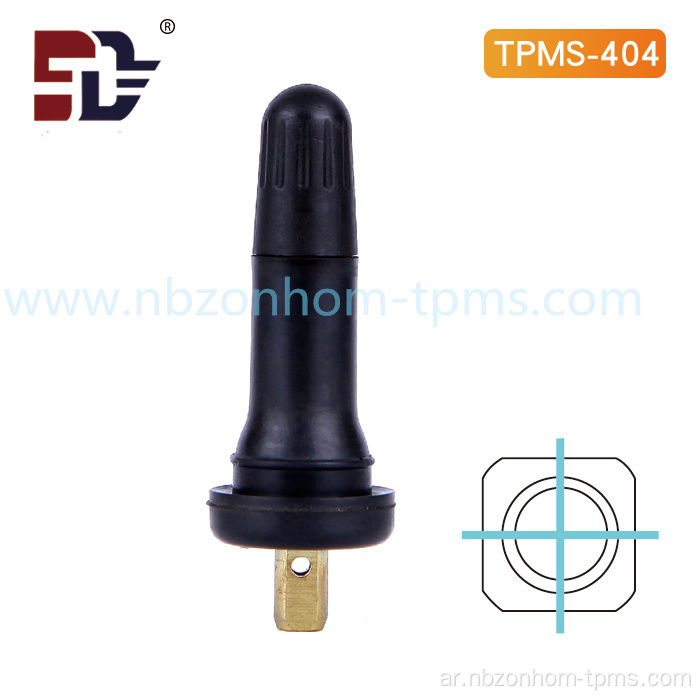 TPMS Rubber Snap-in Tyre Valve TPMS404