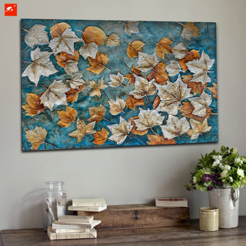 Maple Leaves Fallen Canvas Print