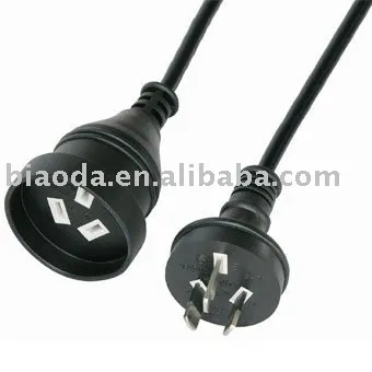 heavy duty extension power lead,saa extension power lead,australia extension power lead YA-3/YA-3Z
