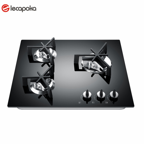 Preço no atacado 3 Burner Cooktops Gas Foot