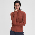 Ijakhethi ye-High Elastic Ladies Equestrian Jacket ene-hood