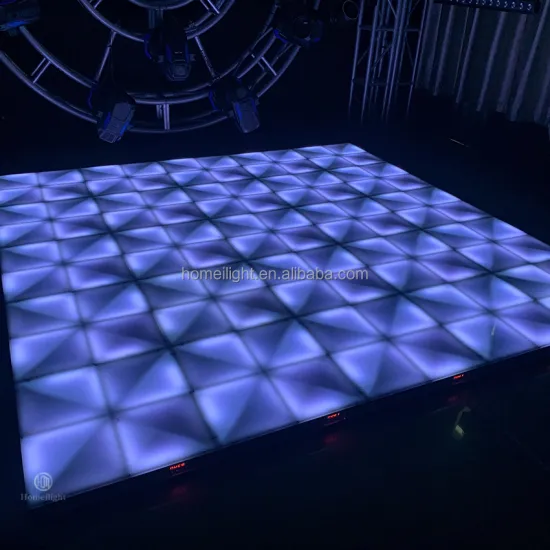 Colorful Acrylic Glass Dancing Tiles for Stage Disco Night Club DMX RGB Dance Floor