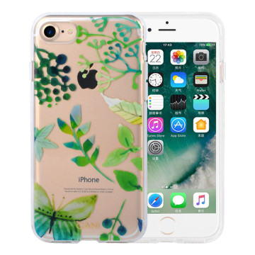 Grass and Butterfly IML TPU iPhone8 Plus Case
