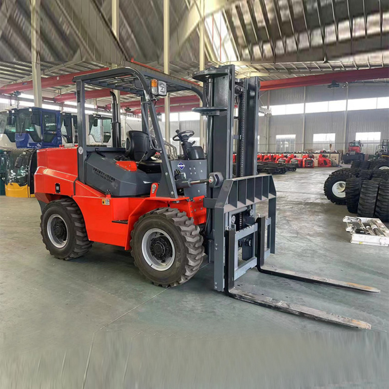 3.5 Ton 4WD Forklift: Rough Terrain Diesel Truck for Off-Road Applications