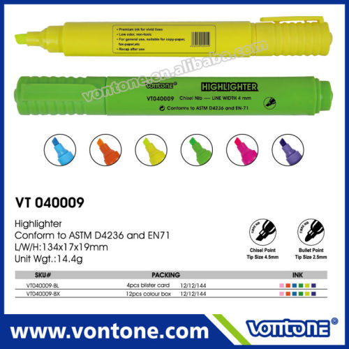 promotional multi colored Highlighter pen