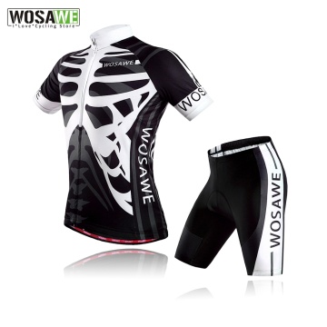 WOSAWE Pro Team MTB Men Summer Short Sleeve Short Bike Cycling Jersey Clothing Bicycle Triathlon Shirt Wear Clothes US Size